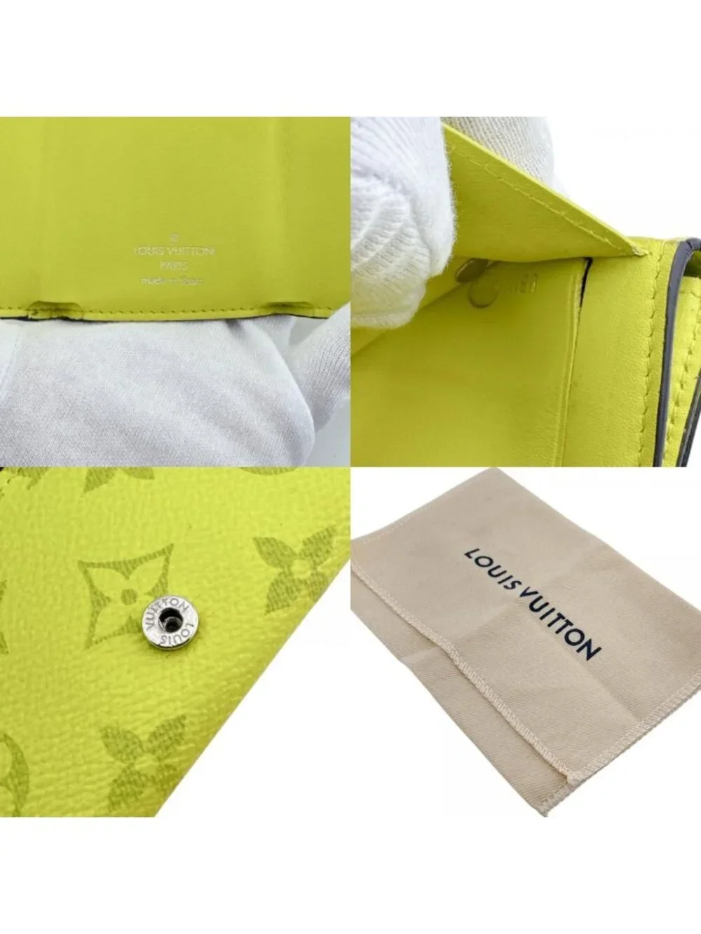 Louis Vuitton Compact Wallet Mini Taigarama Discovery Trifold